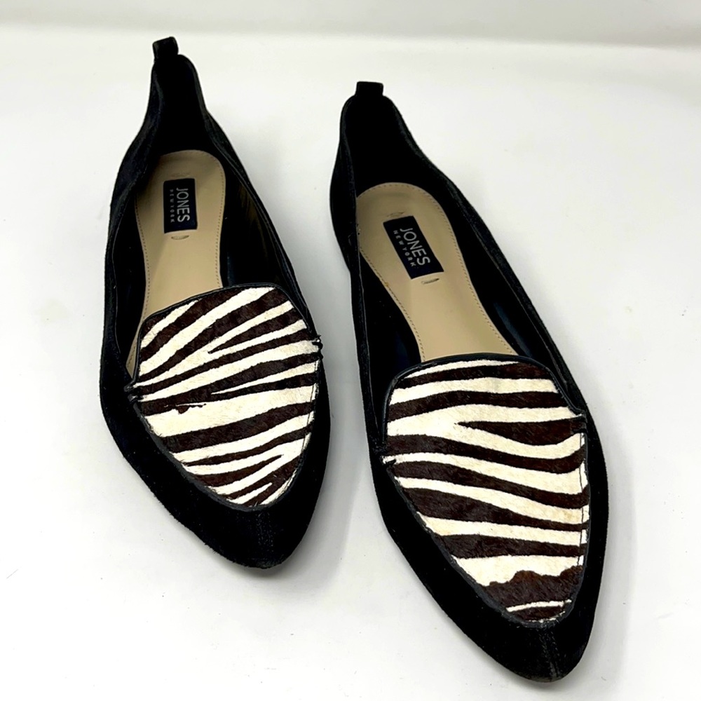 Jones New York Black Suede flat shoes